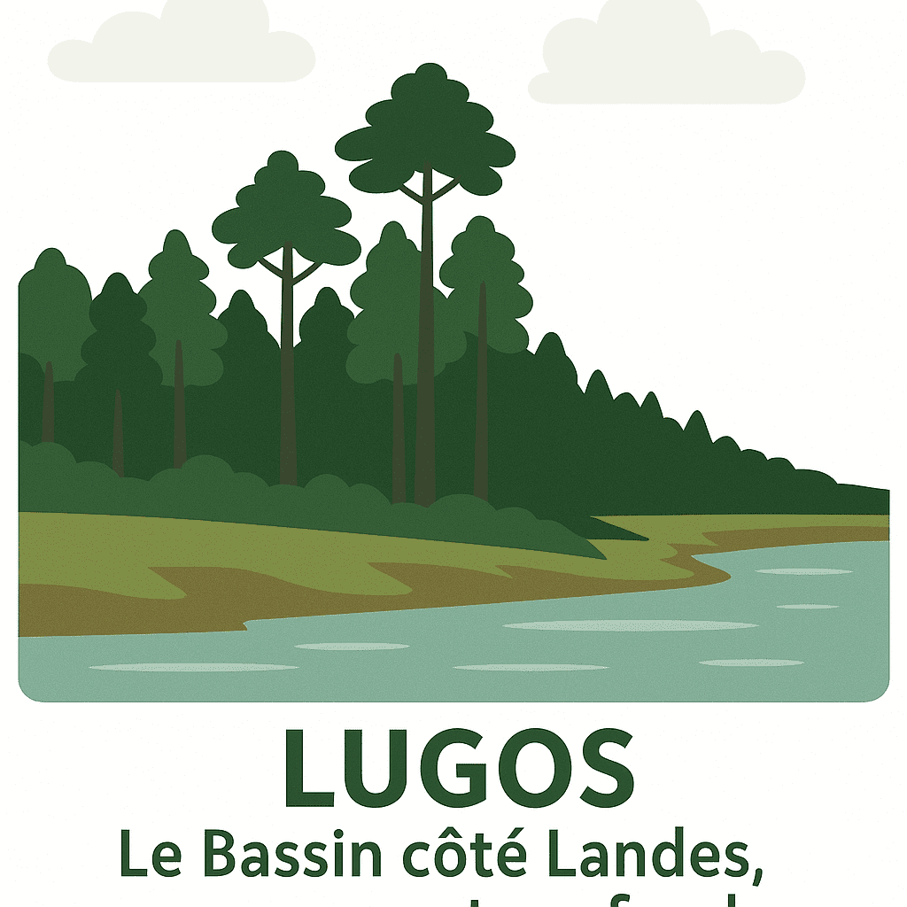 16. Lugos – Le Bassin côté Landes, sauvage et profond